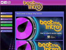 Tablet Screenshot of beattheintro.com